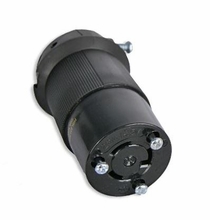Twist Lock Female Connector Black, 20A / 125V, NEMA, L5-20, Cable Mount