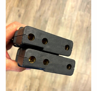 Used 100A / 125V Stage Pin Splitter (1) Male to (2) Female Twofer