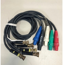 Used 100A 5 Wire Tie-in Set, #2 Cable Cam to Trico Clamps | 5ft