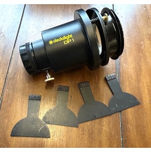 Used Dedolight DP1 Projection Attachment with 85mm Lens - framing shutters and pouch