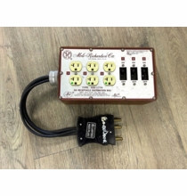 Used Mole Richardson 60A / 125V Stage Pin to (3) 20A Edison