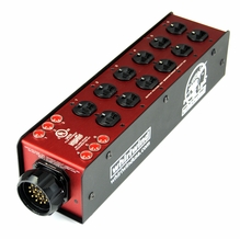 Whirlwind Power Link PL2 Stringer Box 19 Pin to (6) 20A Edison Duplex 