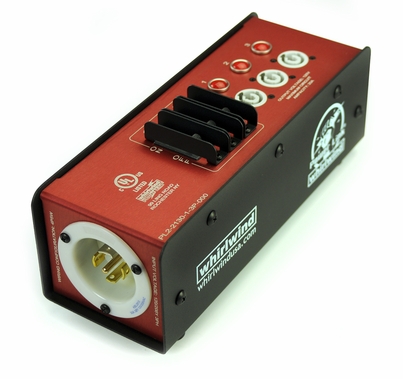Whirlwind Power Link PL2 Stringer Box L21-30 to (3) 20A powerCON Outlets