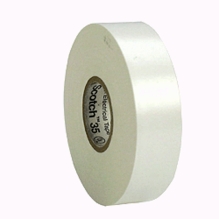 White 3M 35 Electrical Tape Vinyl 3/4" x 66 yds T125