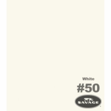 White Savage Seamless Paper 53in x 12yds  50-1253