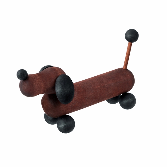 aarikka Dachshund Small Wooden Figure