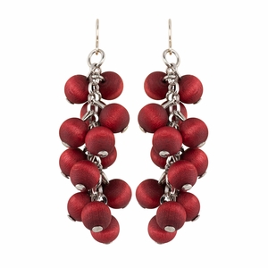 aarikka Herukka Wine Red Earrings