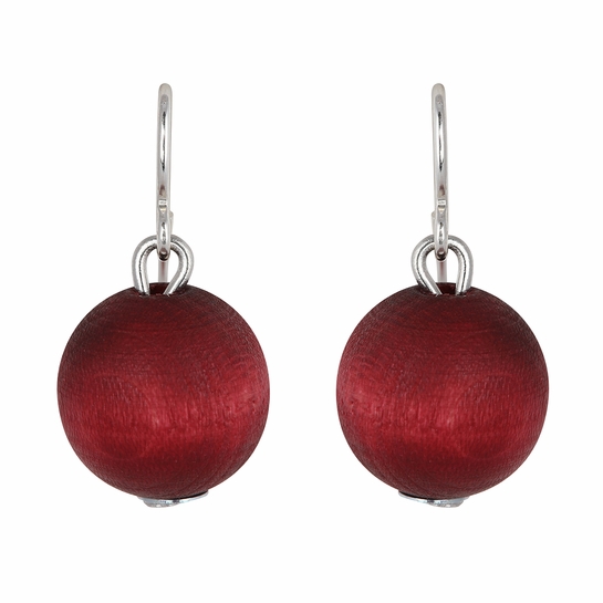 aarikka Karpalo Wine Red Earrings
