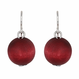 aarikka Karpalo Wine Red Earrings