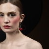 aarikka Kirsikka Wine Red / Green Earrings