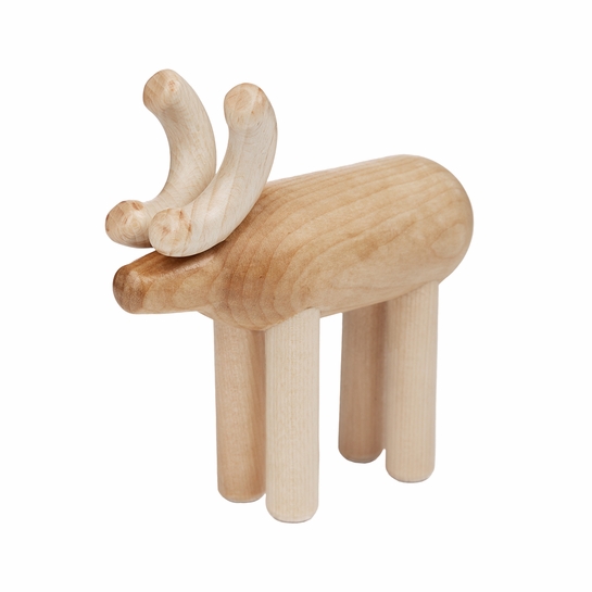aarikka Reindeer Wooden Figure