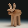aarikka Reindeer Wooden Figure