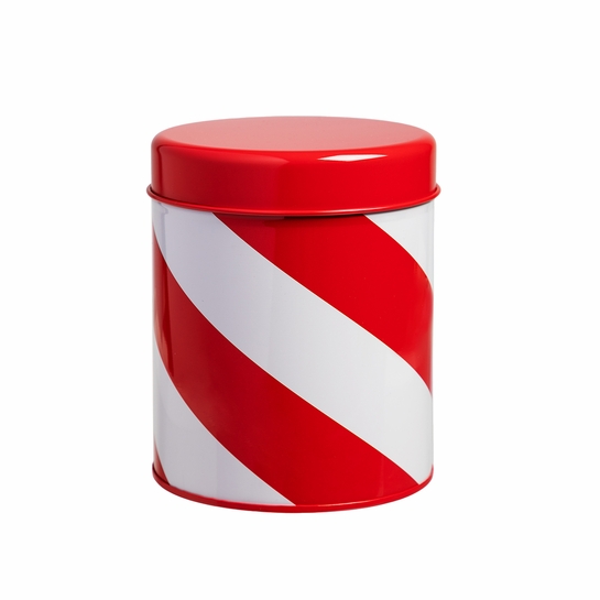 aarikka Riemuraita Red / White Small Tin Jar