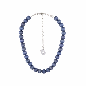 aarikka Sara Blue-Grey Short Necklace