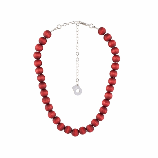 aarikka Sara Wine Red Short Necklace
