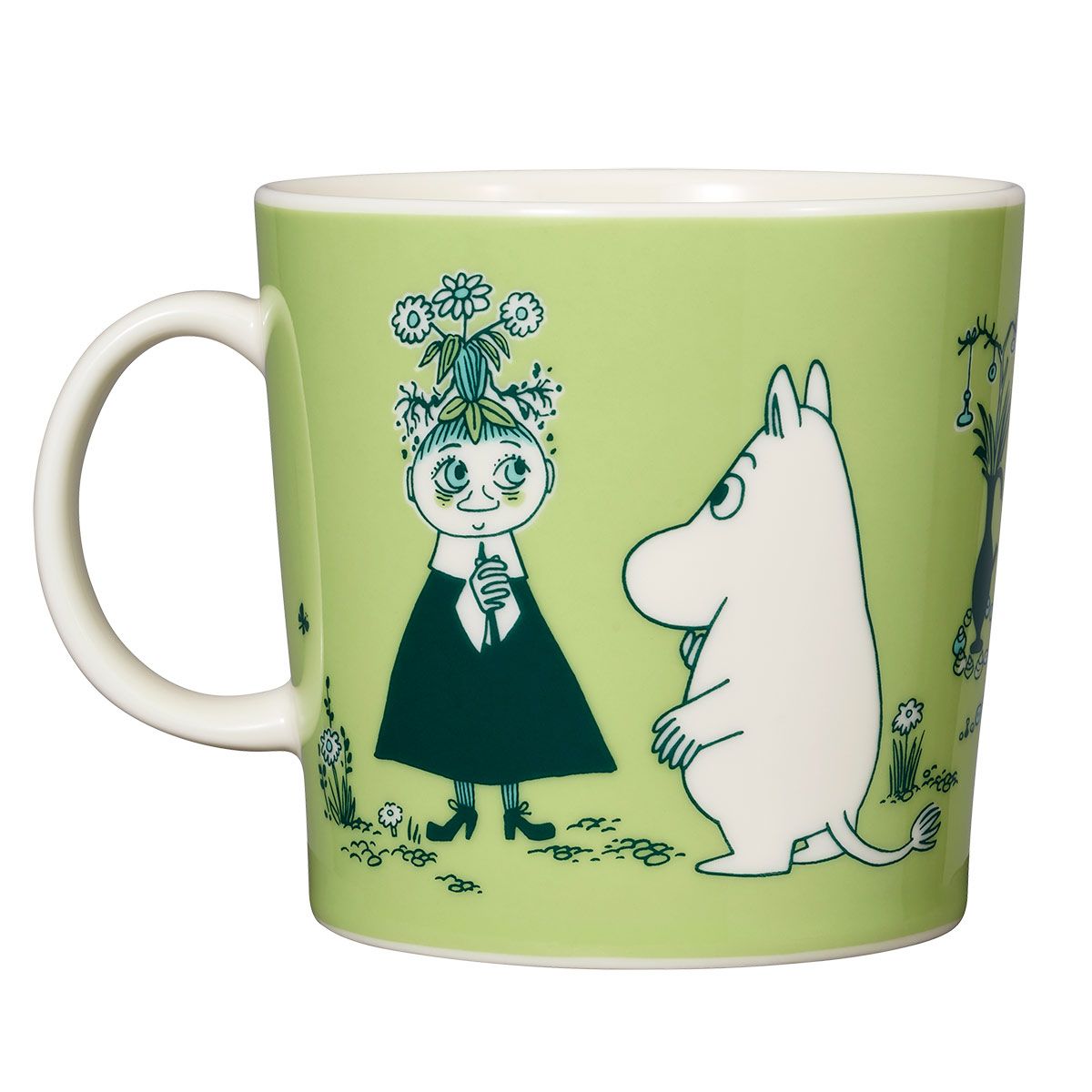 Arabia Moomin ABC Green Mug - V - Arabia Moomin Mugs