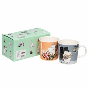 Arabia Moomin Moominmamma / Moominpappa Mug Set - 80th Anniversary