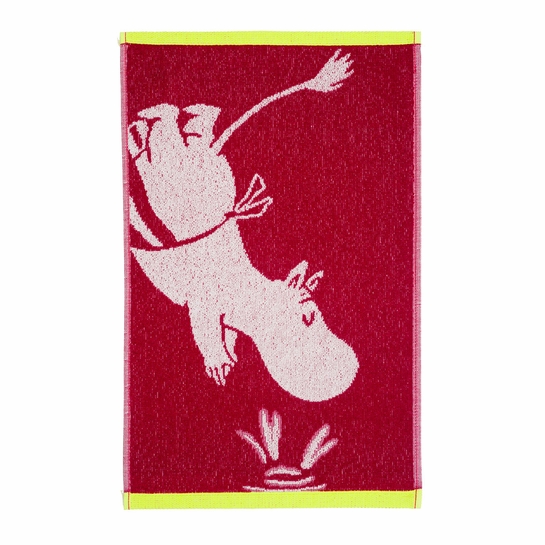 Finlayson Moominmamma Dark Red Hand Towel Finlayson Moomin Bath Collection