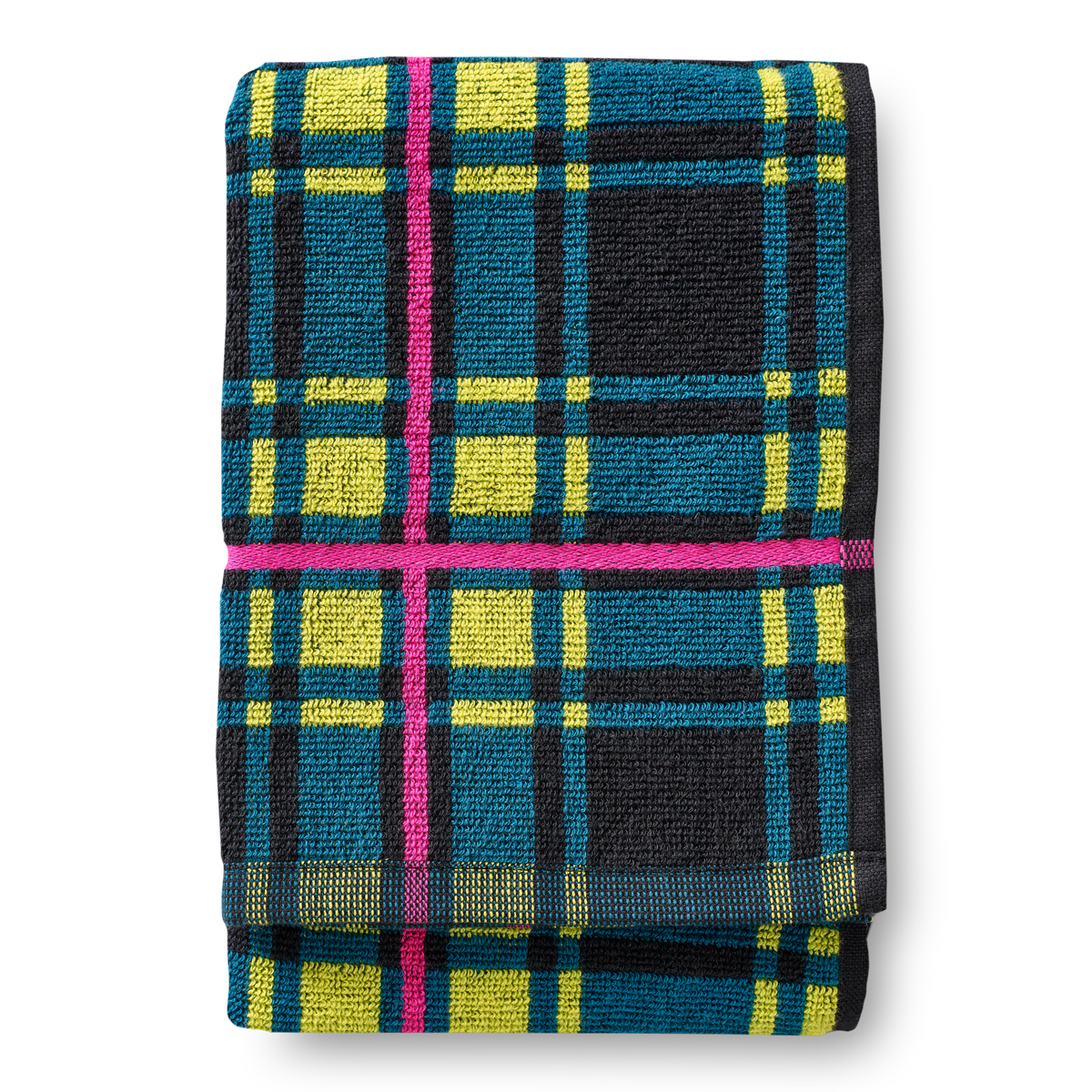 Finlayson Tartaani Petrol / Multi Hand Towel Finlayson Bath Towels