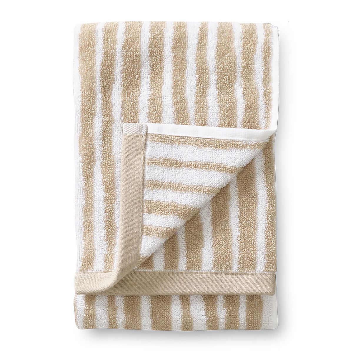 Finlayson Tiuhta Beige / White Hand Towel Finlayson Bath Towels