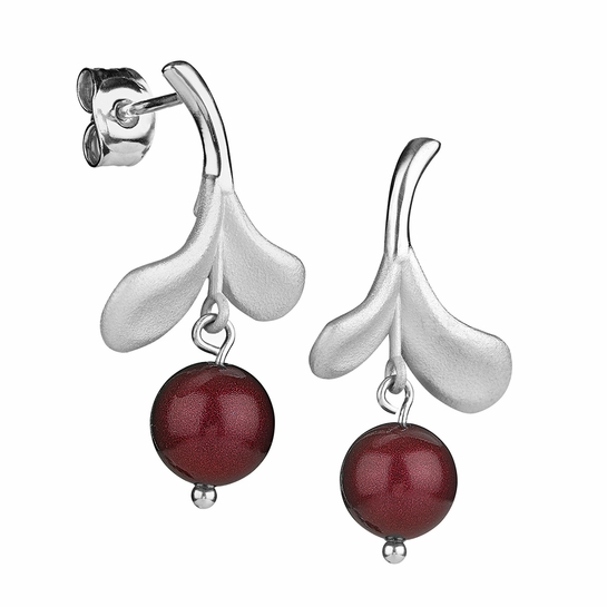 FinnFeelings Lingonberry Silver Earrings