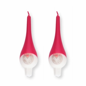 Finnish Bearded Elf Drop Candles - Set of 2