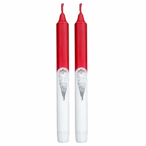 Finnish Bearded  Elf Taper Candles - Set of 2