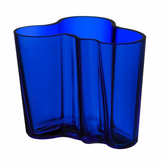 iittala Aalto Cobalt Blue Vase - 6-1/4"