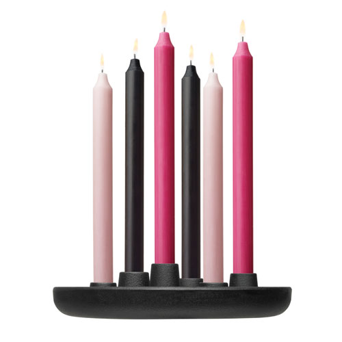 iittala Allas Round Cast Iron Candle Holder iittala Candle Holders