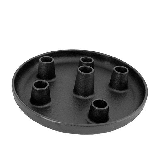 iittala Allas Round Cast Iron Candle Holder iittala Candle Holders