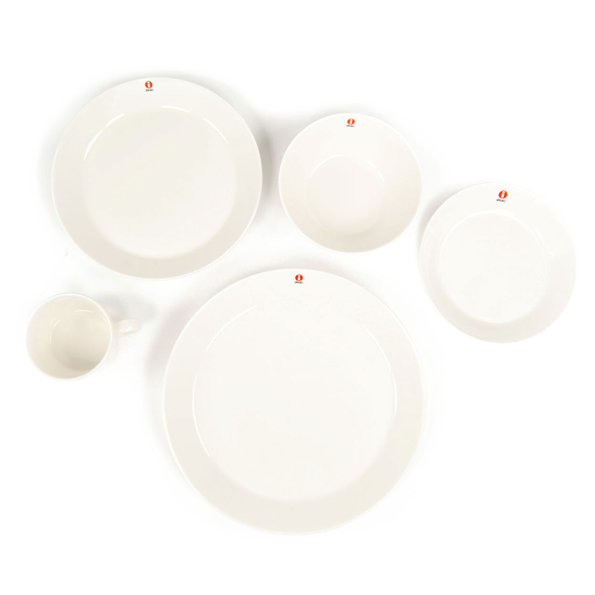 iittala Teema 5-Piece White Dinnerware Set - 8 Place Settings 