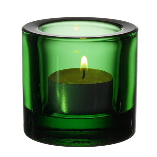 iittala Kivi Candle Holder Green Made in Finland
