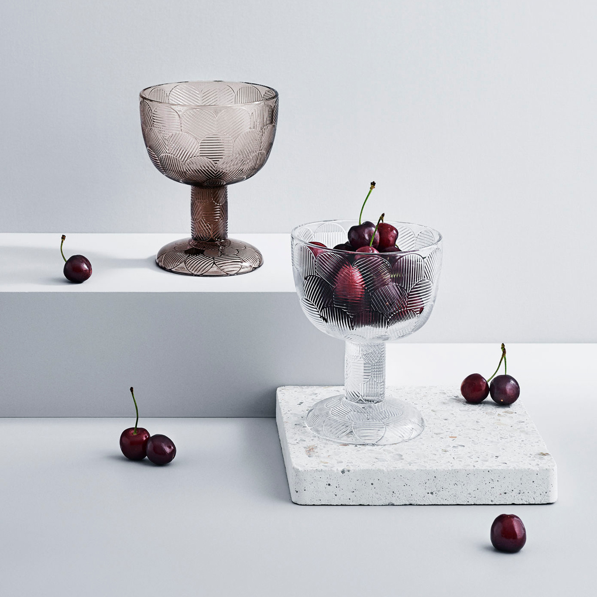 iittala Miranda Clear Footed Bowl iittala Miranda Footed Bowls