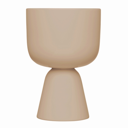 iittala Nappula Beige Short Plant Pot