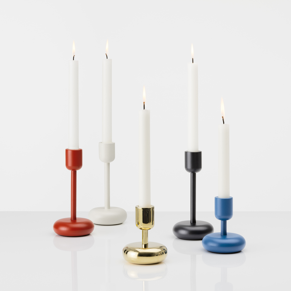 iittala Nappula Blue Short Candle Holder 50 (Or More) Sale