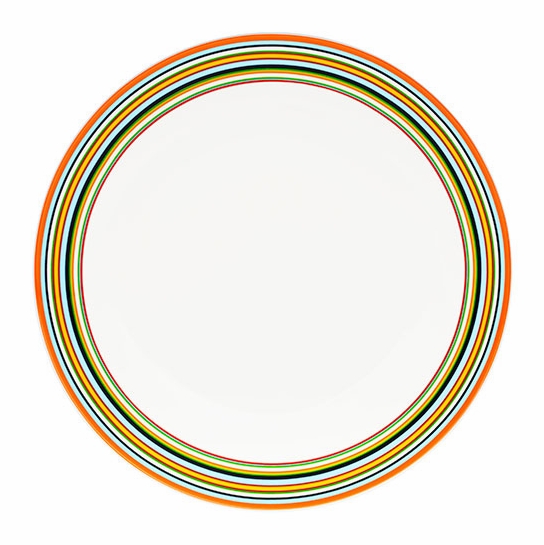 Iittala Origo Dessertteller Set Orange - Finnisches Design Porzellan Für Täglichen Genuss