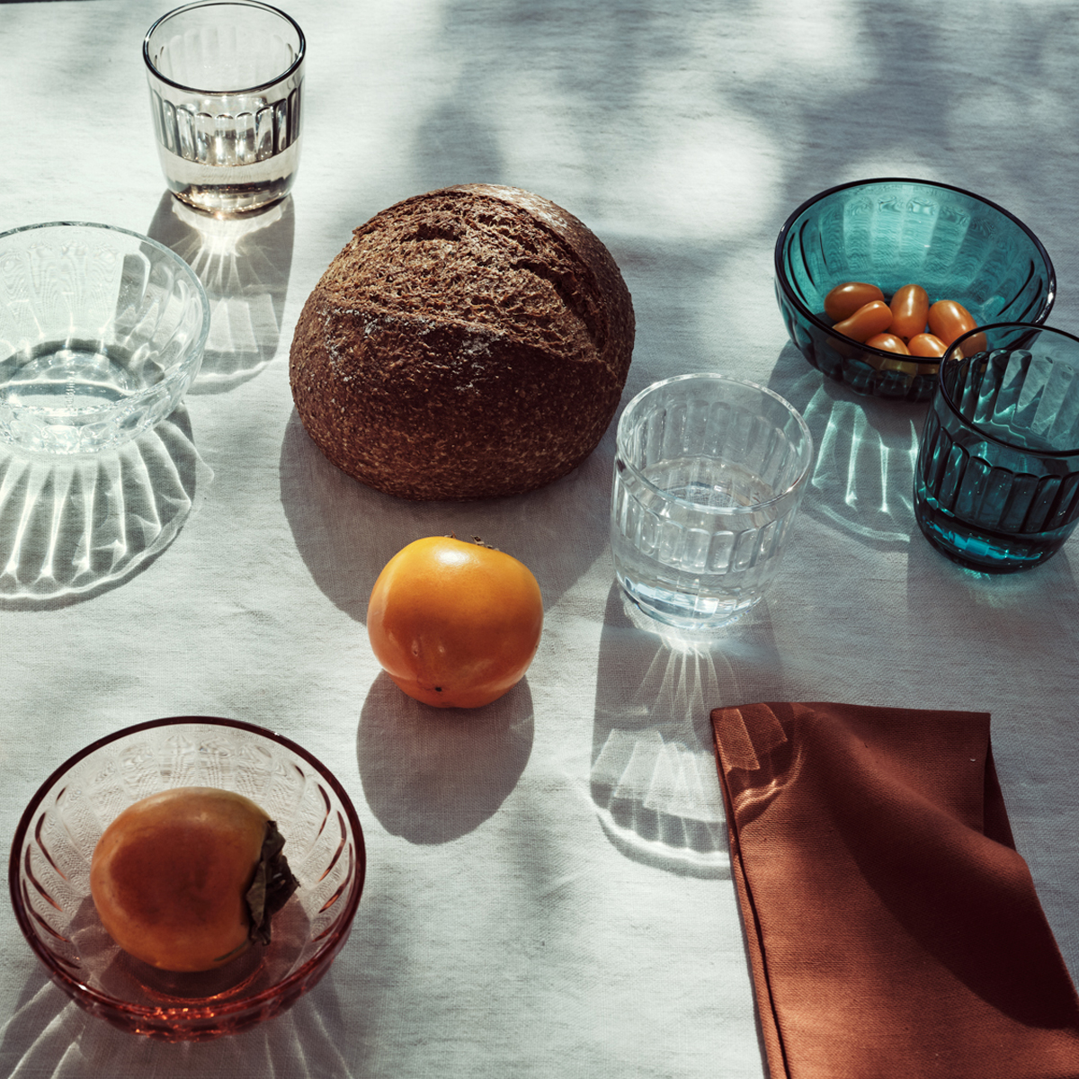 iittala Raami Clear Glass Bowl Made in Finland