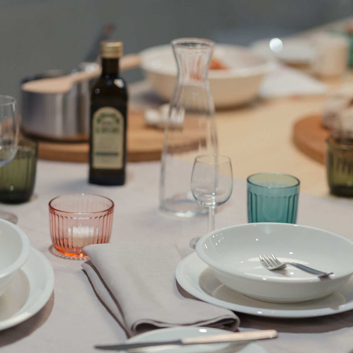 iittala Raami Salmon Pink Candle Holder Outlet Sale