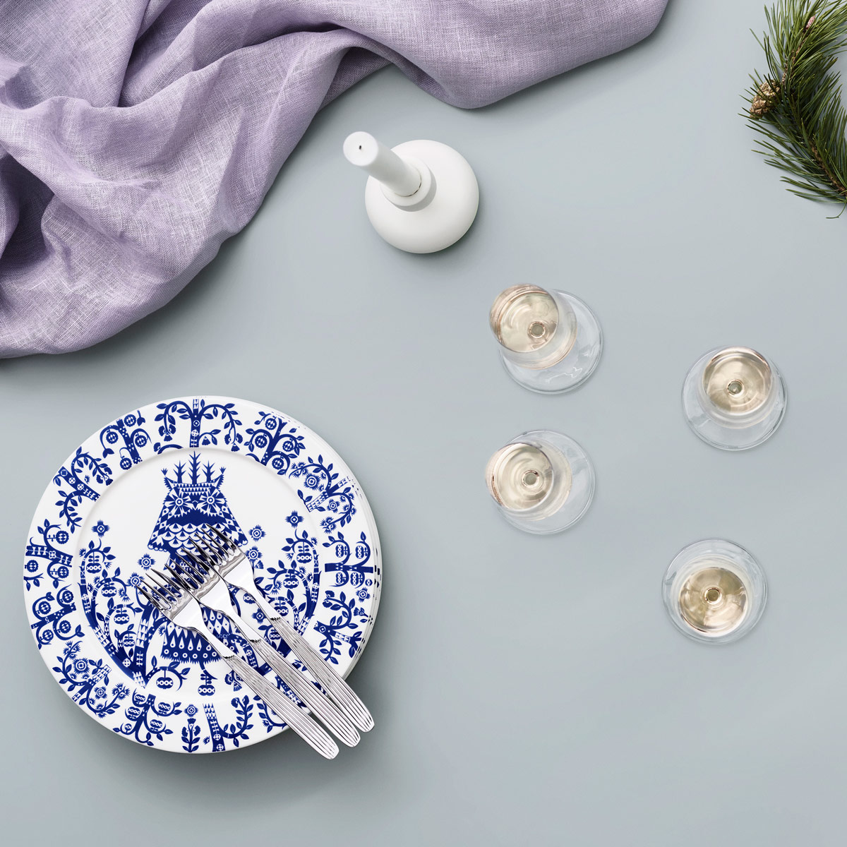 iittala Taika Midnight Blue Dinner Plate 101/2" iittala Taika