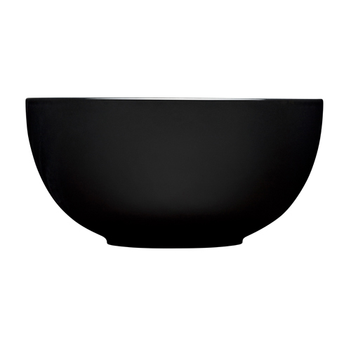 iittala Teema Black Large Curved Serving Bowl Serving Bowls & Dishes