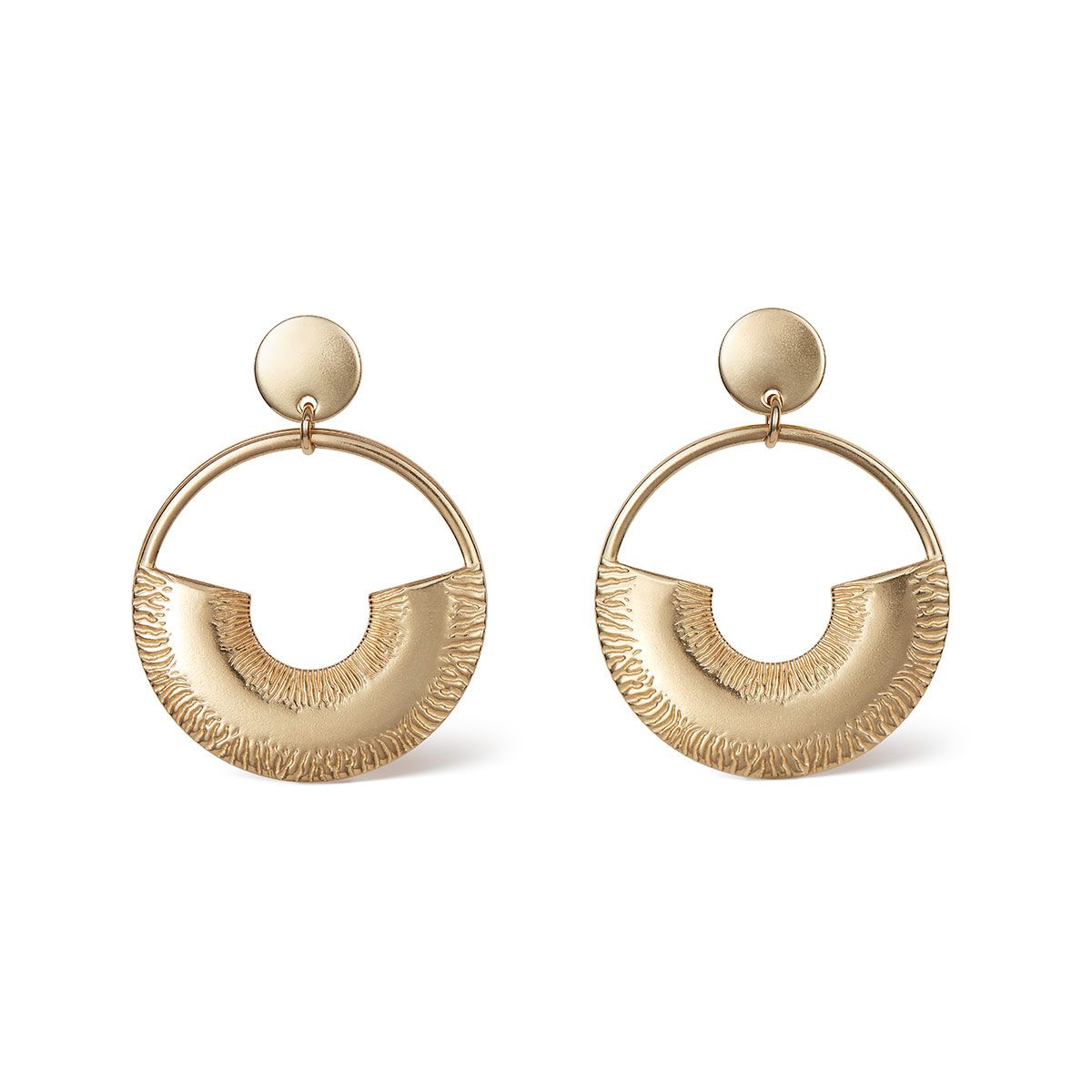 Kalevala Arcs Bronze Earrings Kalevala Earrings