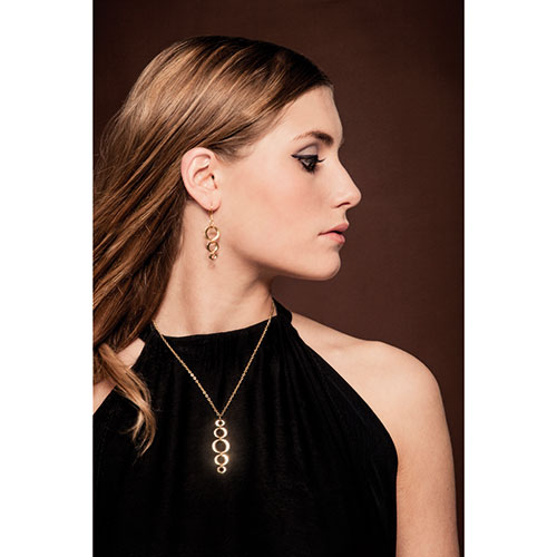 Kalevala Bronze Korona Earrings Made in Finland