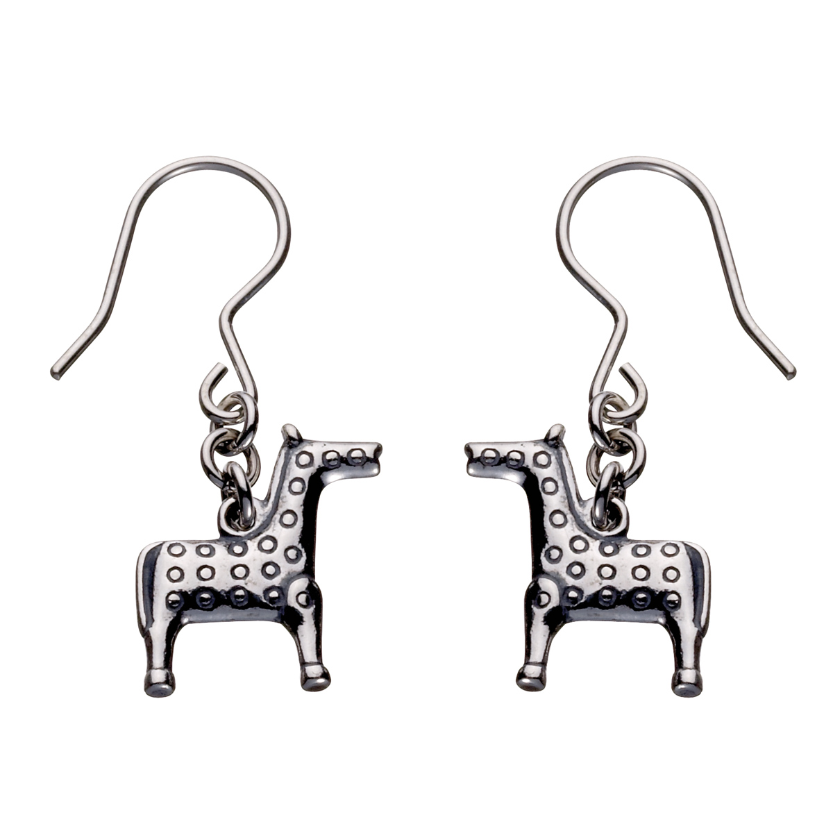 Kalevala Horse Silver Earrings Made in Finland