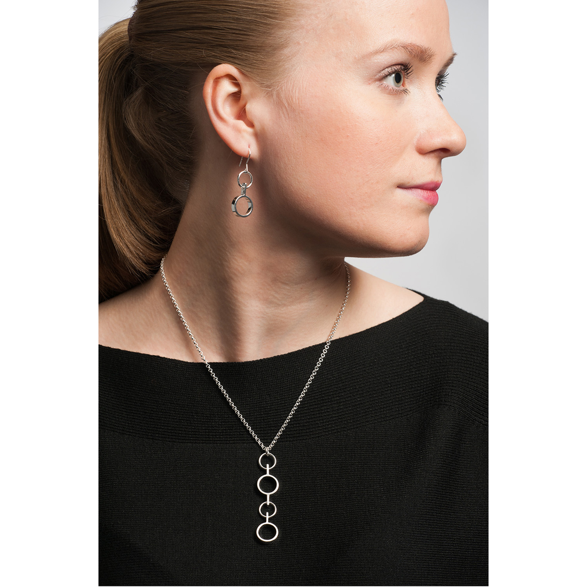 Kalevala Inger Silver Hook Earrings Kalevala Earrings