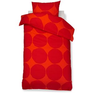 Kivet Orange / Raspberry Full/Queen Flat Sheet - Click to enlarge