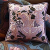 Klaus Haapaniemi Grasshopper Pink Velvet Throw Pillow