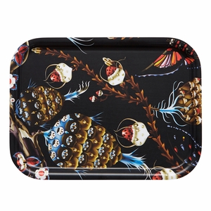 Klaus Haapaniemi Pinecone Black / Multicolor Small Tray