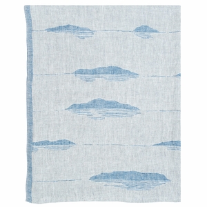Lapuan Kankurit Merella Rainy Blue / Light Grey Sauna / Bath Towel
