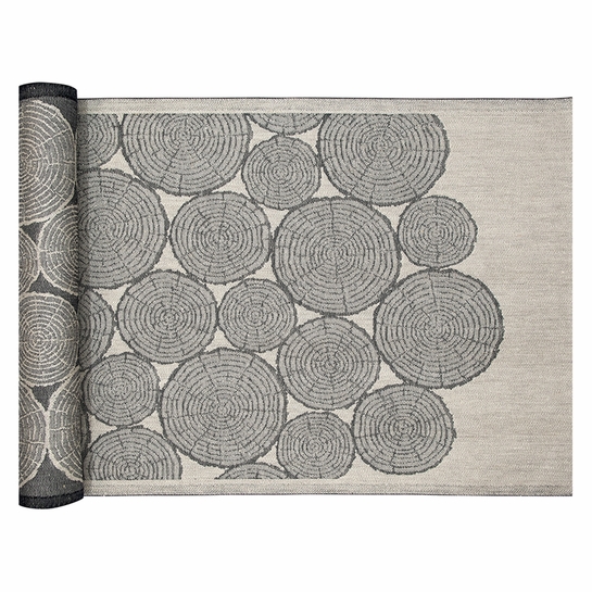 Lapuan Kankurit Motti Taupe / Black Sauna Bench Cover