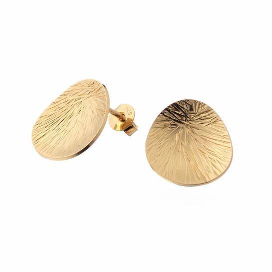 Lumoava Lily Gold Stud Earrings